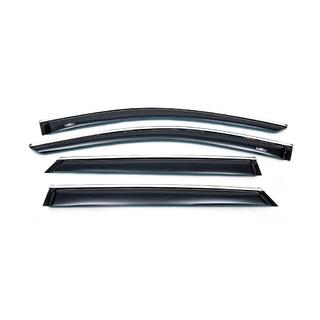 Déflecteurs de vitres avec moulure chromée (4 pcs, HIC) photo 4