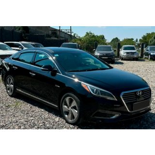 Déflecteurs de vitres avec moulure chromée (4 pcs, HIC) Hyundai Sonata LF 2014-2019 photo 4
