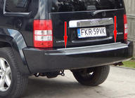 Jeep Cherokee/Liberty 2007-2013 Baguette de coffre inox photo 1