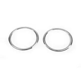 Caches Chromés pour Phares Antibrouillard (2009-2013, 2 pcs, Acier Inoxydable) photo 3