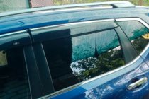 Nissan X-trail T32/Rogue 2014-2021 Déflecteurs de vitres avec moulure chromée (4 pcs, HIC) photo 3