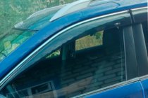 Nissan X-trail T32/Rogue 2014-2021 Déflecteurs de vitres avec moulure chromée (4 pcs, HIC) photo 2