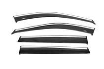 Nissan X-trail T32/Rogue 2014-2021 Déflecteurs de vitres avec moulure chromée (4 pcs, HIC) photo 4