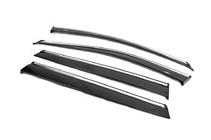Nissan X-trail T32/Rogue 2014-2021 Déflecteurs de vitres avec moulure chromée (4 pcs, HIC) photo 5