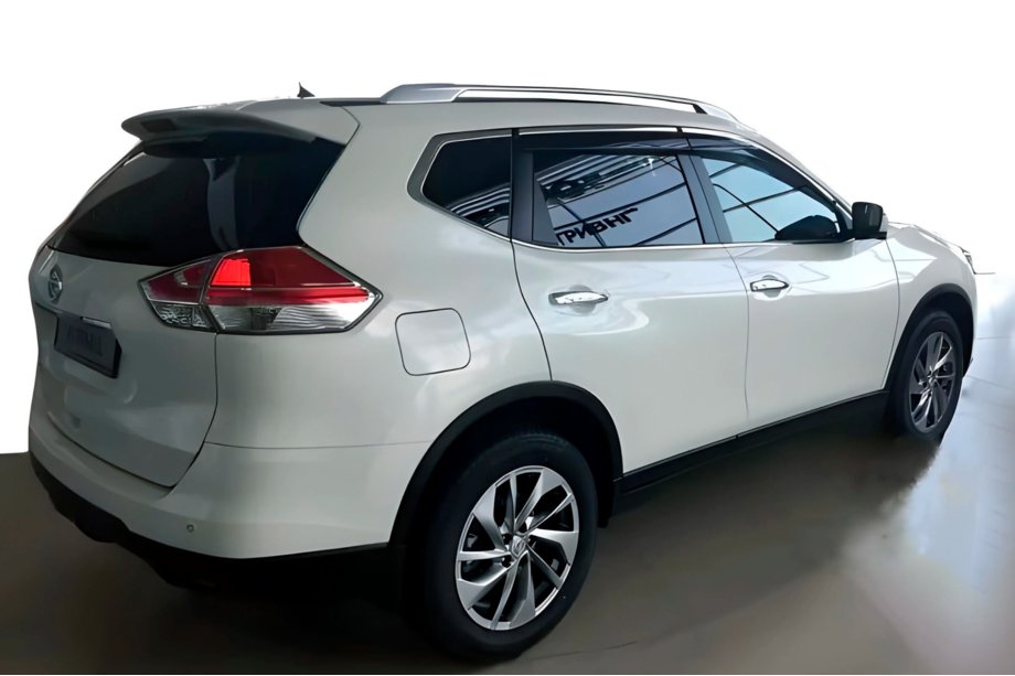 Nissan X-trail T32/Rogue 2014-2021 Déflecteurs de vitres avec moulure chromée (4 pcs, HIC) Image