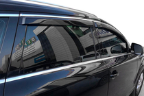 Skoda Superb 2009-2015 Déflecteurs de Vitres avec Moulure Chromée SD (4 pcs, HIC) photo 1
