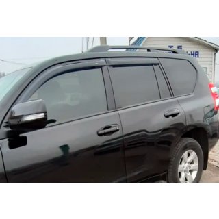 Déflecteurs de Fenêtre 8 cm (4 pcs, HIC) Toyota Land Cruiser Prado 150 2009-2023 photo 2