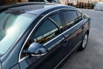 Volkswagen Passat B7 2012-2015 Déflecteurs d'air encastrables SD (4 pcs, EU, HIC) photo 2
