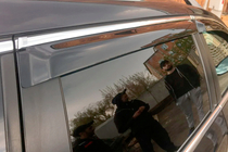 Volkswagen Passat B6 2006-2012 Déflecteurs de vitres avec moulure chromée SW (4 pcs, HIC) photo 10