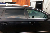 Volkswagen Passat B7 2012-2015 Déflecteurs de Vitres avec Moulure Chromée SW (4 pcs, EU, HIC) photo 7