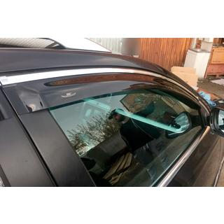Déflecteurs de Vitres avec Moulure Chromée SW (4 pcs, EU, HIC) photo 1