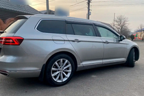 Volkswagen Passat B8 2015-2023 Déflecteurs de vitres avec moulure chromée Variant (4 pcs, HIC) photo 2