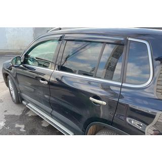Déflecteurs de Fenêtre (4 pcs, HIC) Volkswagen Tiguan 2007-2016 photo 2
