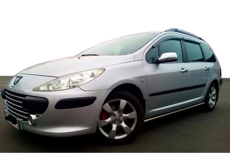 Peugeot 307 2001-2008 Déflecteurs de Vitres SW (4 pcs, HIC) Image