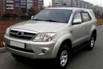 Toyota Fortuner 2006-2015 Déflecteurs de Fenêtre (4 pcs, HIC) photo 1
