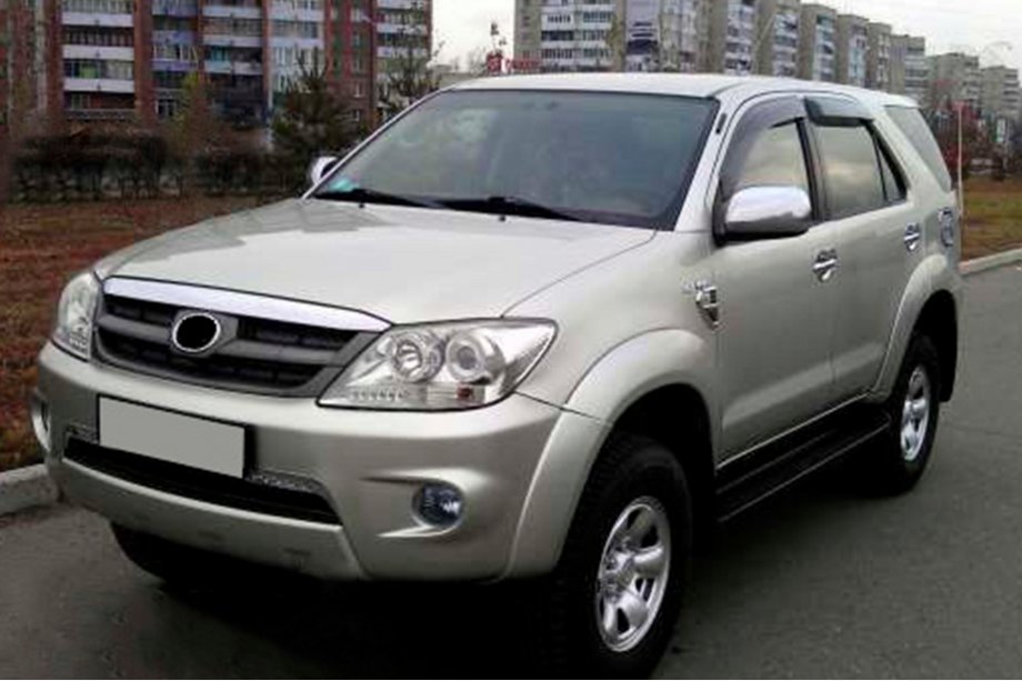 Toyota Fortuner 2006-2015 Déflecteurs de Fenêtre (4 pcs, HIC) Image