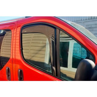 Déflecteurs de vitre à encastrer (2 pcs, HIC) Renault Trafic 2001–2015 photo 4
