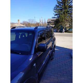 Barres de toit Chrome design turc (2 pcs) Mitsubishi Pajero Wagon III 1999-2006 photo 3