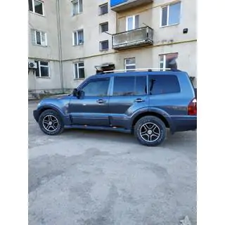Barres de toit Chrome design turc (2 pcs) Mitsubishi Pajero Wagon III 1999-2006 photo 4