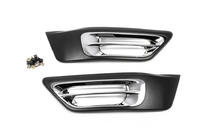 Honda CRV 2001-2006 Caches chromés pour antibrouillards (2 pcs, plastique) photo 2