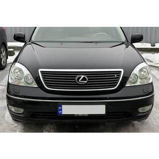 Couvre-phares Chromés (2 pcs, Plastique) Lexus LS 2001-2006 photo 1