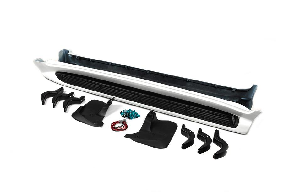 Toyota Land Cruiser 200 2007-2021 Marchepieds latéraux avec LED (design 2015-2020) Blanc Photo 8