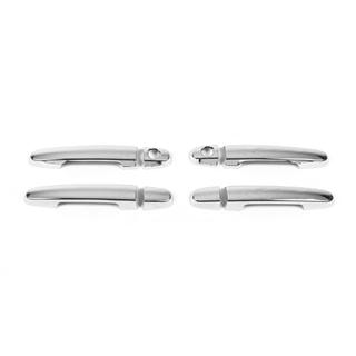 Couvre-poignées Chromés (4 pcs, Acier Inoxydable)