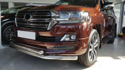 Toyota Land Cruiser 200 2007-2021 Barre Avant ST014 (2015+, Inox) photo 2