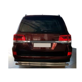 Protection arrière AK002-double (2 pcs, inox) Toyota Land Cruiser 200 2007-2021 photo 1