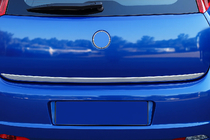 Fiat Punto Grande/EVO 2006-2018 Baguette de coffre inox photo 1