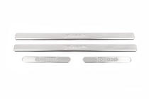 Fiat Punto Grande/EVO 2006-2018 Seuils de porte OmsaLine (4 pcs, inox) photo 2