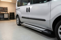 Fiat Doblo II 2010-2022 Marchepieds Latéraux Rainbow (2 pcs, Aluminium) photo 1