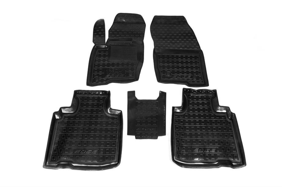 Ford Edge 2014-2024 Tapis en caoutchouc avec rebord 2016+ (Autogumm) Image