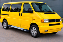 Volkswagen T4 Transporter 1990-2003 Marchepieds Latéraux Rainbow (2 pcs, Aluminium) Empattement Long photo 1
