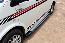 Volkswagen T5 Transporter 2003-2010 Marchepieds Latéraux Rainbow (2 pcs, Aluminium) Empattement Court photo 3