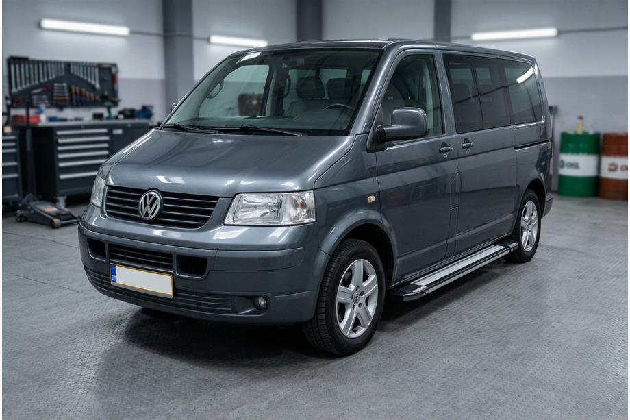 Volkswagen T5 Caravelle 2004-2010 Marchepieds Latéraux Rainbow (2 pcs, Aluminium) Empattement Long Image