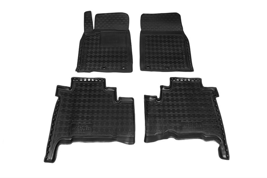Toyota Land Cruiser 200 2007-2021 Tapis en caoutchouc avec rebord 2012-2021 (Autogumm) Image