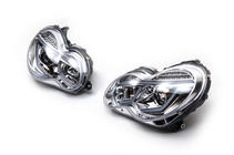 Mercedes C-class W203 2000-2007 Phares avant avec feux de jour LED (2 pcs) Fumé photo 4