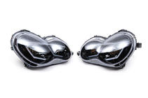 Mercedes C-class W203 2000-2007 Phares avant avec feux de jour LED (2 pcs) Fumé photo 7