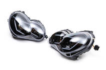 Mercedes C-class W203 2000-2007 Phares avant avec feux de jour LED (2 pcs) Fumé photo 10