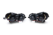 Mercedes C-class W203 2000-2007 Phares avant avec feux de jour LED (2 pcs) Fumé photo 6