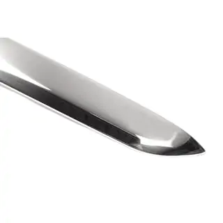 Baguette chromée au-dessus de la plaque d'immatriculation (inox) photo 3