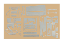 Volkswagen Crafter 2006-2016 Kit de garnitures de tableau de bord (60 pièces) photo 3