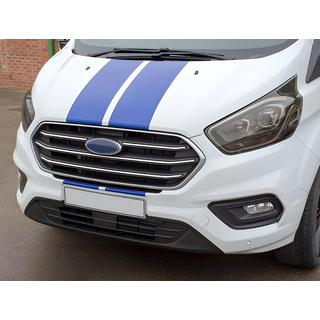 Couvre-Calandre Chromés 2018+ (4 pcs, Inox) Ford Custom 2013-2022 photo 1