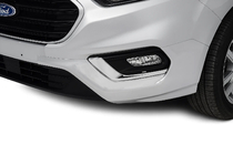 Ford Custom 2013-2022 Caches de Phares Antibrouillard 2018+ (2 pcs, Inox) Carmos - Acier Inoxydable Turc photo 1