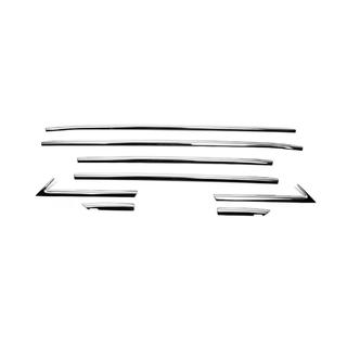 Baguettes de vitres inférieures inox (8 pcs) Opel Crossland X 2017-2024 photo 2