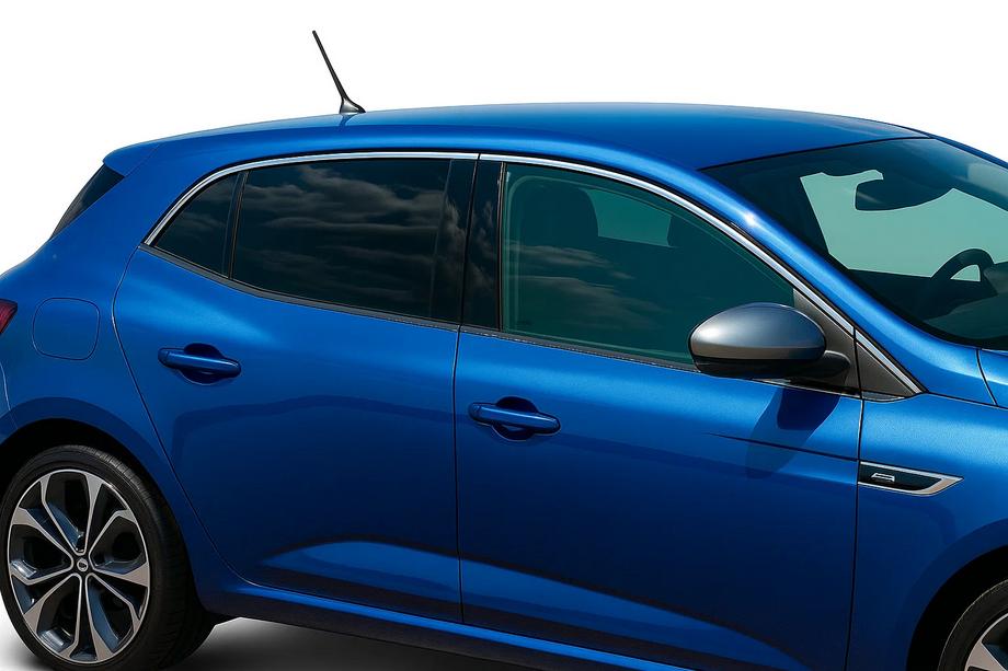 Renault Megane IV 2016-2025 Encadrement supérieur de vitres (HB, 6 pcs, inox) OmsaLine - Inox Italien Image