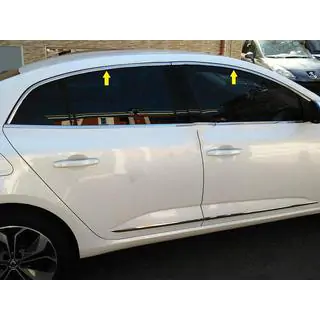 Encadrement supérieur de vitres inox 6pcs Sedan photo 1