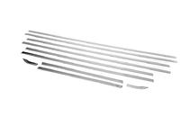 Volkswagen Crafter 2016- Moulures inférieures de vitre empattement long (10 pcs, inox) photo 3