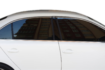 Volkswagen Jetta 2011-2018 Ensemble complet d'encadrements de vitres inox (12 pièces) Carmos - Acier Inoxydable Turc photo 3